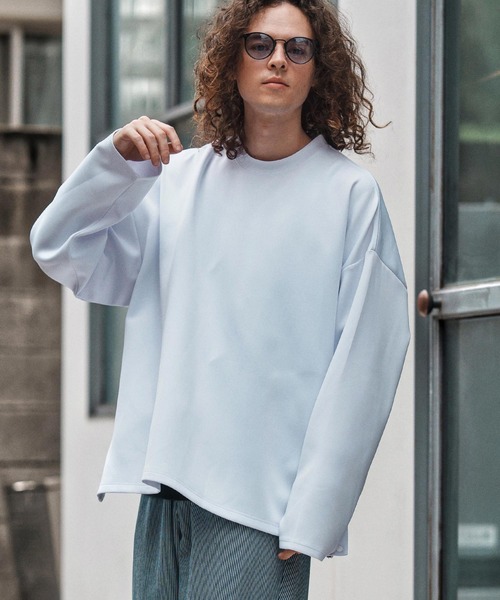CAMBIO(カンビオ)の「mlt5338-サイドボタンポンチカットソー(CMB-R0178)(Tシャツ/カットソー・メンズ・ブラック/ネイビー/ホワイト・L/M/S)」の9枚目の写真
