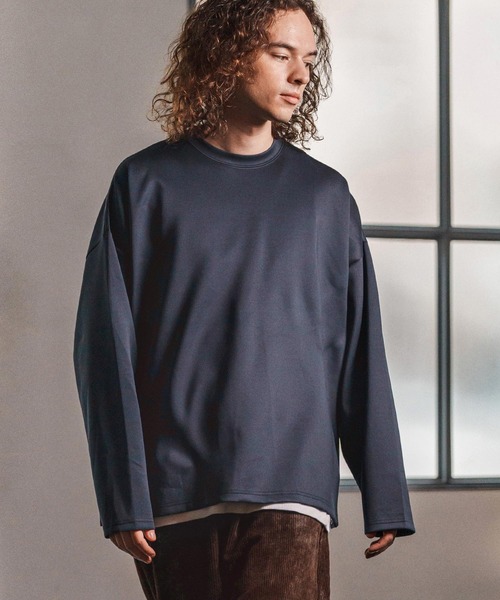 CAMBIO(カンビオ)の「mlt5338-サイドボタンポンチカットソー(CMB-R0178)(Tシャツ/カットソー・メンズ・ブラック/ネイビー/ホワイト・L/M/S)」の15枚目の写真