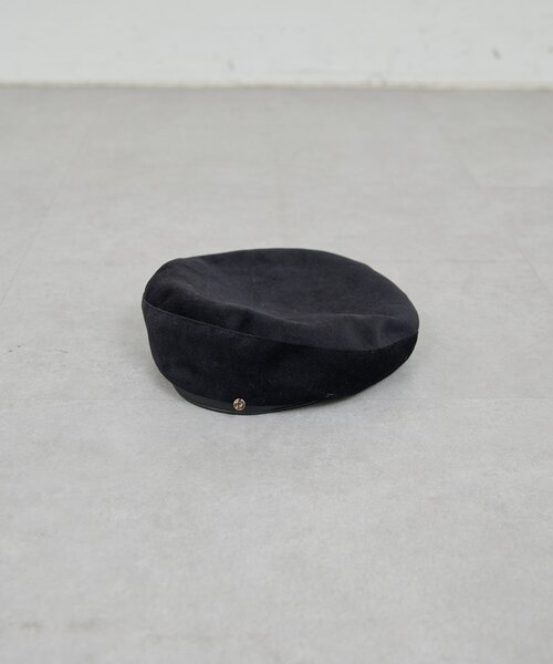 GALLARDAGALANTE（ガリャルダガランテ）の「パイピングベレー（ハット・レディース・ブラック/アイボリー・FREE）」の10枚目の写真