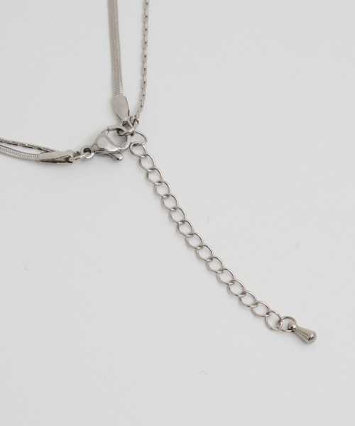 CIAOPANIC TYPY（チャオパニックティピー）の「lilステンレス2連ネックレス（ネックレス・レディース・ゴールド/シルバー・ONE SIZE）」の10枚目の写真