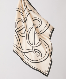 VERMEIL par iena（ヴェルメイユパーイエナ）の「Le Scarf レ スカーフ Monogram Large（バンダナ/スカーフ）」