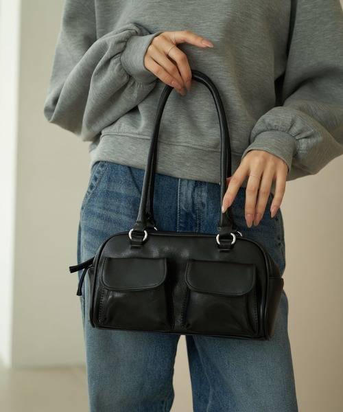 Nu】ダブルポケットハンドバッグ（ハンドバッグ）｜Nu（ニュー）の