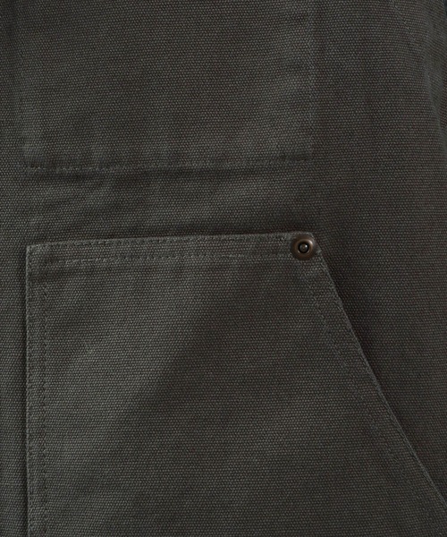 BAYFLOW（ベイフロー）の「オーバーダイワークベスト（ベスト・メンズ・チャコールグレー/ブラウン・FREE）」の16枚目の写真