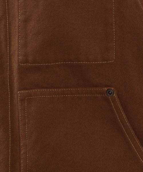 BAYFLOW（ベイフロー）の「オーバーダイワークベスト（ベスト・メンズ・チャコールグレー/ブラウン・FREE）」の17枚目の写真