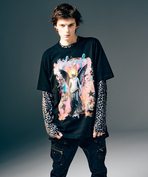 glamb(グラム)の「Angel T-Shirt / エンジェルTシャツ(Tシャツ/カットソー・メンズ・ホワイト/ブラック・S/M/L)」の5枚目の写真