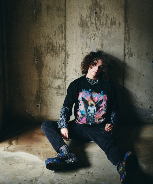 glamb(グラム)の「Angel T-Shirt / エンジェルTシャツ(Tシャツ/カットソー・メンズ・ホワイト/ブラック・S/M/L)」の7枚目の写真