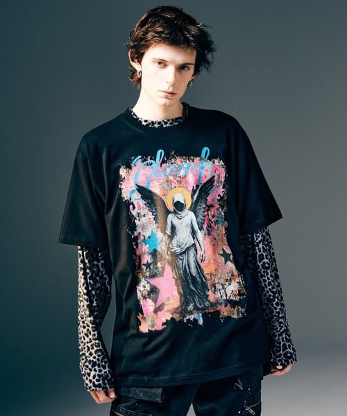 glamb(グラム)の「Angel T-Shirt / エンジェルTシャツ(Tシャツ/カットソー・メンズ・ホワイト/ブラック・S/M/L)」の10枚目の写真