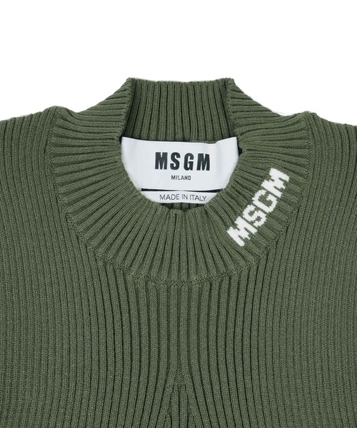 セール】【NEW】ストレッチリブ ジャガードロゴニット（ニット