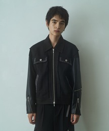 PHILTHEORY（フィルセオリー）の「Docking tweed blouson / ドッキングツィードブルゾン（ブルゾン）」