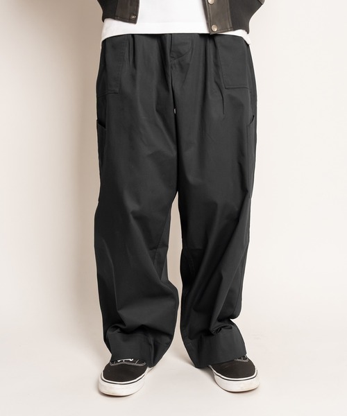 Subciety(サブサエティ)の「US.AIR FORCE tuck baker pants(カーゴパンツ・メンズ・ブラック/グリーン/ベージュ/ネイビー・マルチサイズ)」の12枚目の写真