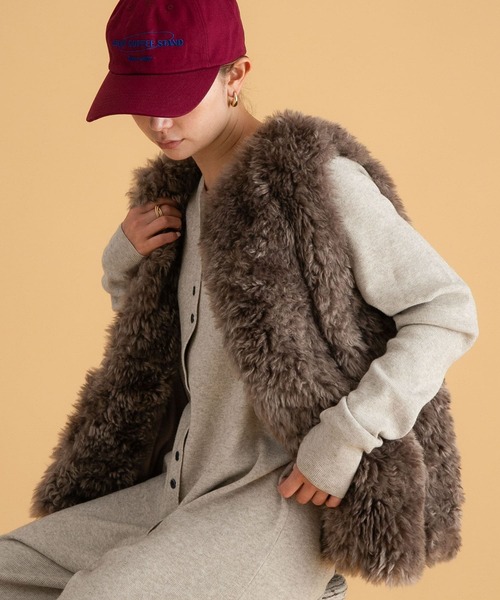 URBAN RESEARCH ファーコート URBAN RESEARCH Sonny Label コート アウター カーリーフェイク