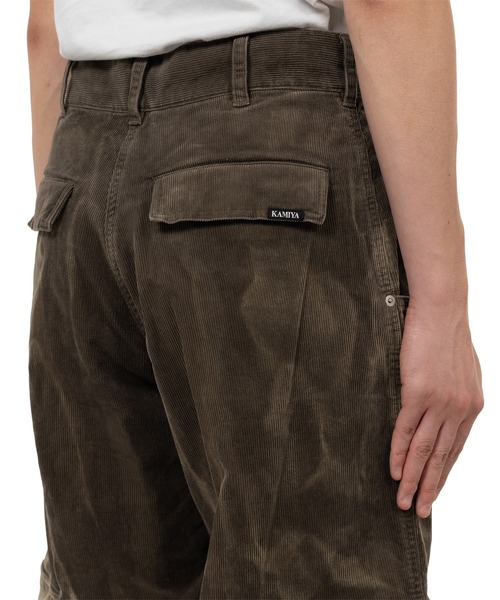 KAMIYA(カミヤ)の「Sun Faded Like Corduroy Fatigue Pants(カーゴパンツ・メンズ・ベージュ/ブラック・M/S)」の22枚目の写真