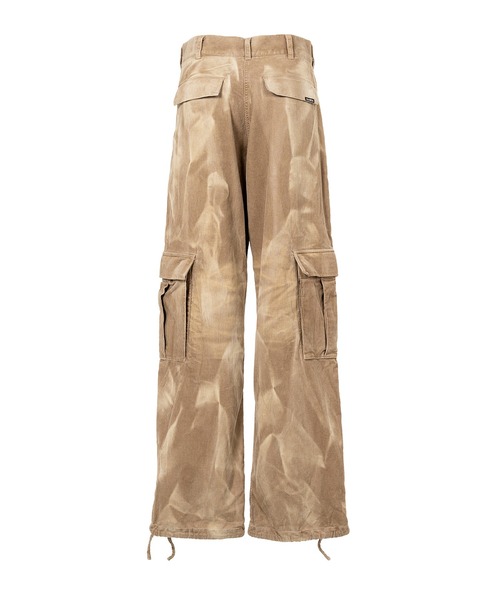KAMIYA(カミヤ)の「Sun Faded Like Corduroy Fatigue Pants(カーゴパンツ・メンズ・ベージュ/ブラック・M/S)」の10枚目の写真