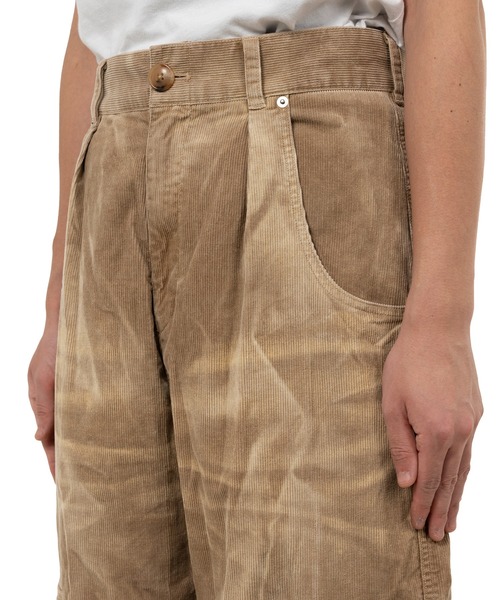 KAMIYA(カミヤ)の「Sun Faded Like Corduroy Fatigue Pants(カーゴパンツ・メンズ・ベージュ/ブラック・M/S)」の12枚目の写真