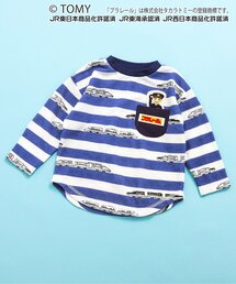 BIT'Z | 【コラボ】プラレールボーダー柄長袖Tシャツ(Tシャツ/カットソー)