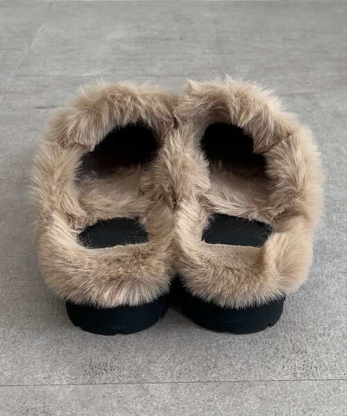 DouDou(ドゥドゥ)の「ファーローファー(ローファー・レディース・ブラック/ブラウン・SMALL/MEDIUM/LARGE)」の10枚目の写真
