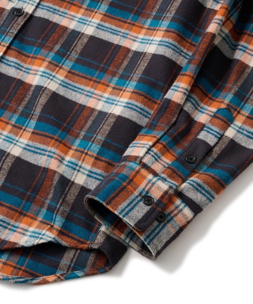 FTC（エフティーシー）の「HEAVY PLAID NEL SHIRT（シャツ/ブラウス・メンズ・ネイビー/イエロー/オレンジ・MEDIUM/LARGE/X-LARGE）」の13枚目の写真
