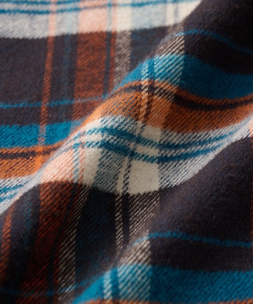 FTC（エフティーシー）の「HEAVY PLAID NEL SHIRT（シャツ/ブラウス・メンズ・ネイビー/イエロー/オレンジ・MEDIUM/LARGE/X-LARGE）」の14枚目の写真