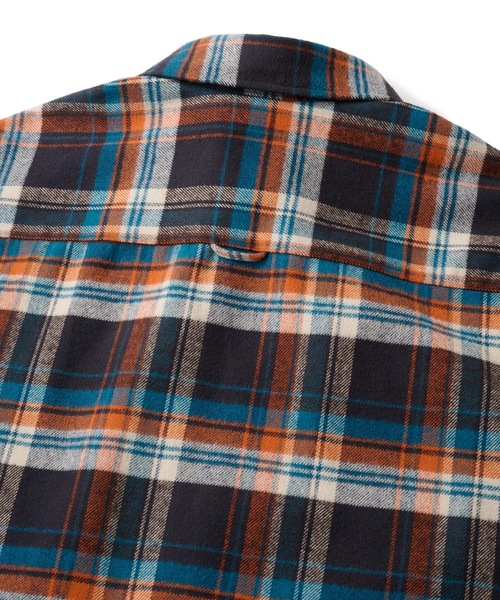 FTC（エフティーシー）の「HEAVY PLAID NEL SHIRT（シャツ/ブラウス・メンズ・ネイビー/イエロー/オレンジ・MEDIUM/LARGE/X-LARGE）」の15枚目の写真