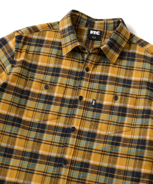 FTC（エフティーシー）の「HEAVY PLAID NEL SHIRT（シャツ/ブラウス・メンズ・ネイビー/イエロー/オレンジ・MEDIUM/LARGE/X-LARGE）」の8枚目の写真