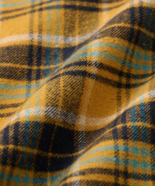FTC（エフティーシー）の「HEAVY PLAID NEL SHIRT（シャツ/ブラウス・メンズ・ネイビー/イエロー/オレンジ・MEDIUM/LARGE/X-LARGE）」の10枚目の写真