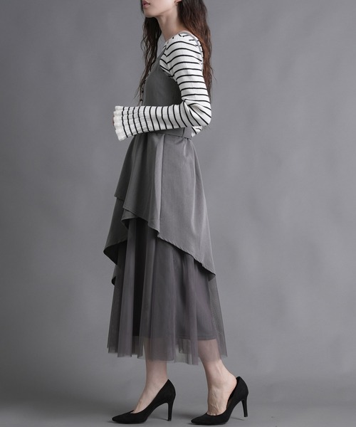 チュール切替ジャンスカ（ジャンパースカート）｜Nohea（ノヘア）の