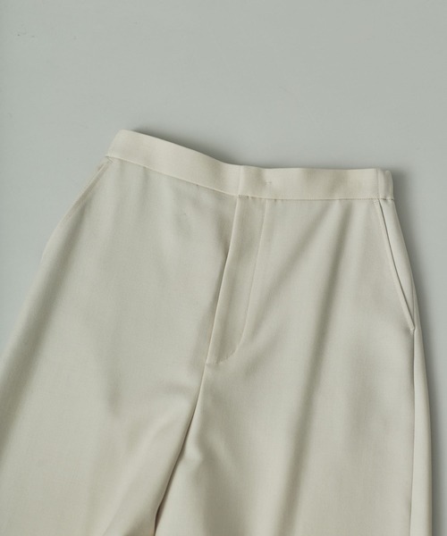 【美品】Curensology ベージュパンツ ウール100 size36 Curensology 「Curensology」 パンツ 36 ベージュ レディース