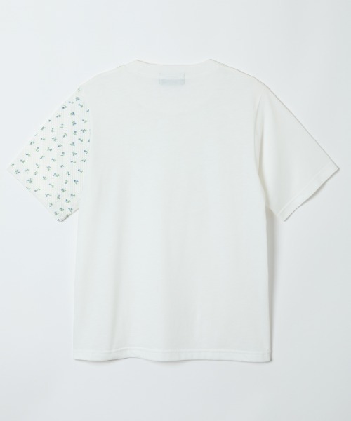 soduk(スドーク)の「flower t-shirt(Tシャツ/カットソー・レディース・グレー/ブラック/ホワイト・ONE SIZE)」の10枚目の写真