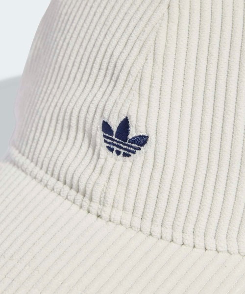 adidas（アディダス）の「コーデュロイ ベースボール キャップ / アディダスオリジナルス adidas Originals（キャップ・メンズ・ブルー/ホワイト・S/LARGE/X-LARGE）」の4枚目の写真