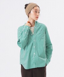 ギンガム チェック」に該当するシャツ/ブラウス（グリーン・カーキ