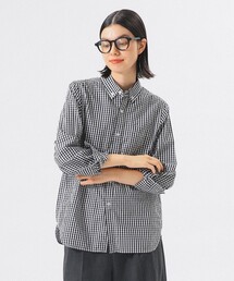 ギンガムチェック ボタンダウンシャツ」に該当するファッション通販