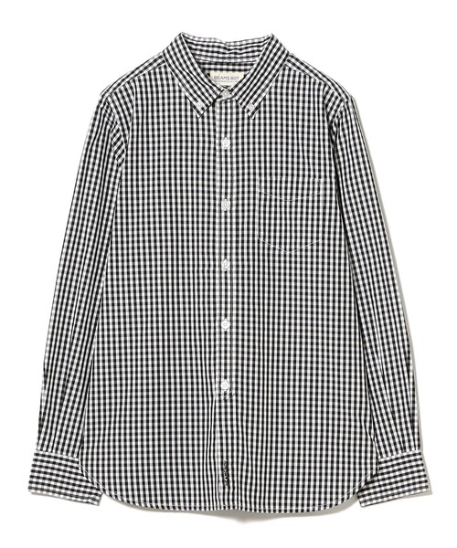 BEAMS BOY（ビームスボーイ）の「100/2 ギンガムチェック ボタンダウン シャツ（シャツ/ブラウス・レディース・ブラック/ネイビー/イエロー/グリーン・2/1/0）」の7枚目の写真
