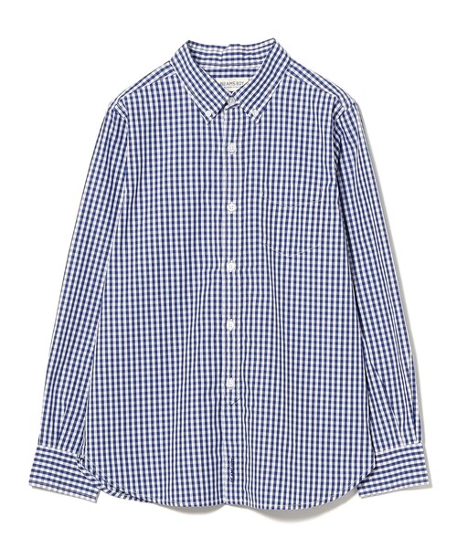 BEAMS BOY（ビームスボーイ）の「100/2 ギンガムチェック ボタンダウン シャツ（シャツ/ブラウス・レディース・ブラック/ネイビー/イエロー/グリーン・2/1/0）」の19枚目の写真