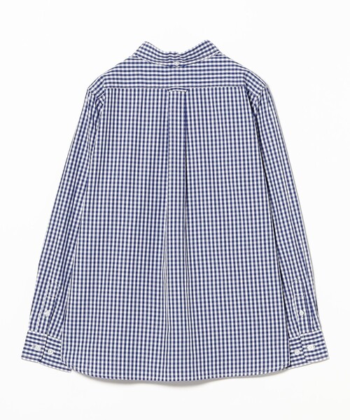 BEAMS BOY（ビームスボーイ）の「100/2 ギンガムチェック ボタンダウン シャツ（シャツ/ブラウス・レディース・ブラック/ネイビー/イエロー/グリーン・2/1/0）」の15枚目の写真