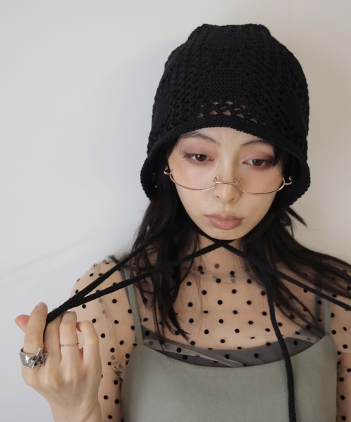 セール】クロシェ編みニット帽（ニットキャップ/ビーニー）｜Ulysses