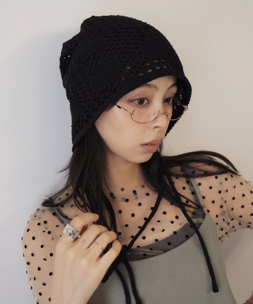 セール】クロシェ編みニット帽（ニットキャップ/ビーニー）｜Ulysses