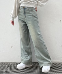 one way | バックリボンワイドデニムパンツ(デニムパンツ)