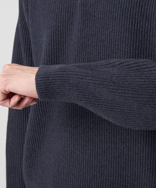 富*ん様 スティーブンアラン ヘビーコットンウール 長袖ニット L