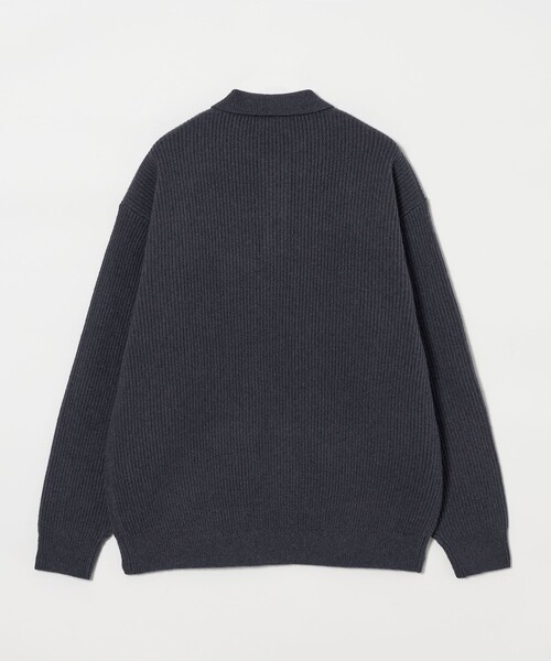 Steven Alan（スティーブンアラン）の「＜Steven Alan＞ オーストラリアンラムズウール ポロカラー ニット NARROW（ニット/セーター・メンズ・ネイビー/ダークブラウン/ブラック・XL/L/M/S）」の18枚目の写真