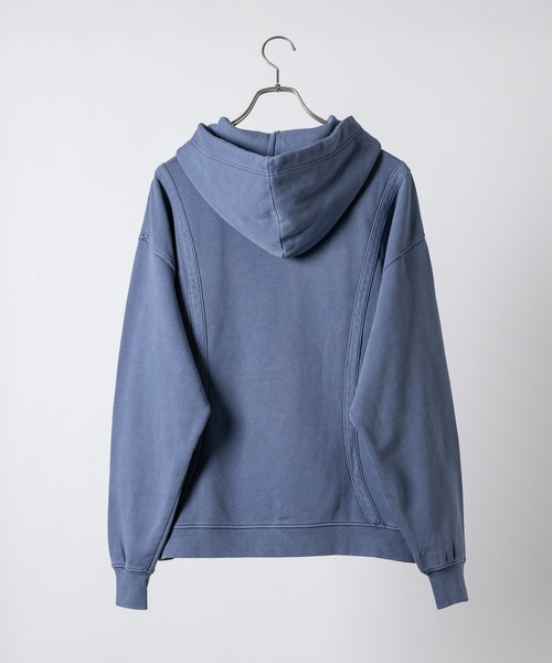 セール】Pigment-Dyed Double-Zip Hoodie - ピグメント加工ダブル
