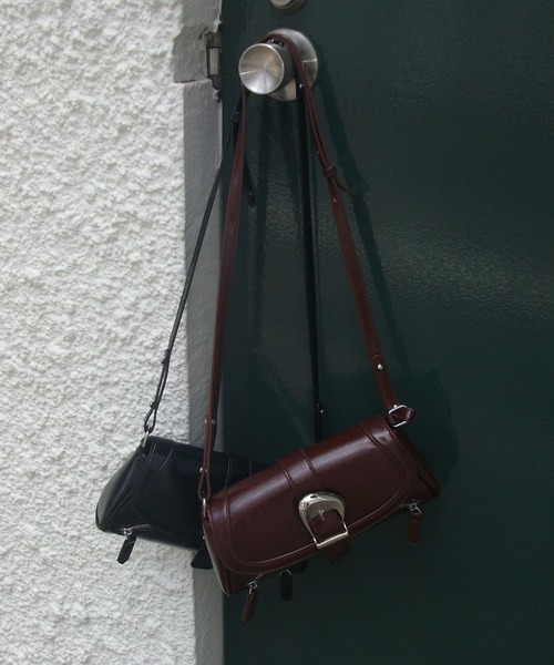 ENVYM（アンビー）の「Wファスナーハンドバッグ（ハンドバッグ・レディース・ボルドー/ブラック・FREE）」の9枚目の写真