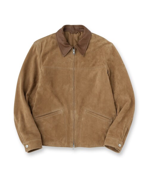 tk.TAKEO KIKUCHI（ティーケータケオキクチ）の「【本革】レザースポーツジャケット（ブルゾン・メンズ・ブラウン系1/ブラック・01/02/03）」の13枚目の写真