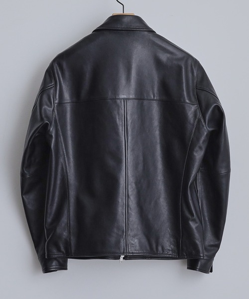 tk.TAKEO KIKUCHI（ティーケータケオキクチ）の「【本革】レザースポーツジャケット（ブルゾン・メンズ・ブラウン系1/ブラック・01/02/03）」の8枚目の写真