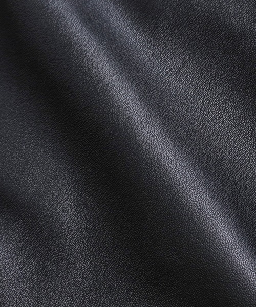 tk.TAKEO KIKUCHI（ティーケータケオキクチ）の「【本革】レザースポーツジャケット（ブルゾン・メンズ・ブラウン系1/ブラック・01/02/03）」の9枚目の写真