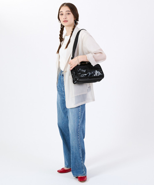 MINI DUFFEL CROSSBODY ブラックシャイン