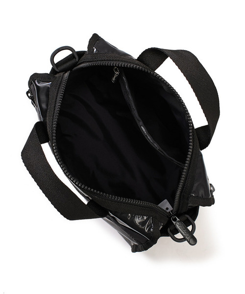 MINI DUFFEL CROSSBODY ブラックシャイン