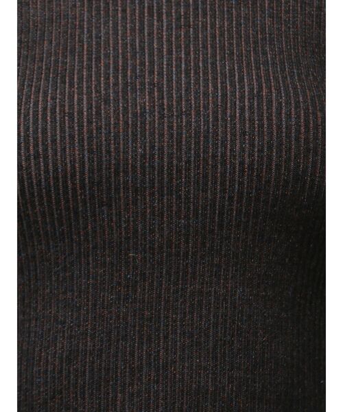 MURUA（ムルーア）の「メランジバイカラーリブニット（ニット/セーター・レディース・ベージュ/ブラック/ブラウン/レッド/ブルー・FREE）」の12枚目の写真