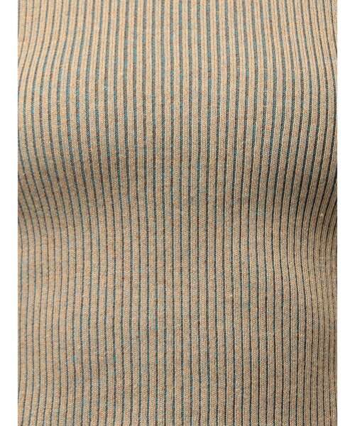 MURUA（ムルーア）の「メランジバイカラーリブニット（ニット/セーター・レディース・ベージュ/ブラック/ブラウン/レッド/ブルー・FREE）」の9枚目の写真