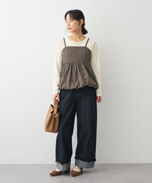 CRAFT STANDARD BOUTIQUE(クラフトスタンダードブティック)の「2点セット/ロンT+ビスチェ(Tシャツ/カットソー・レディース・A/B/C・FREE)」の14枚目の写真
