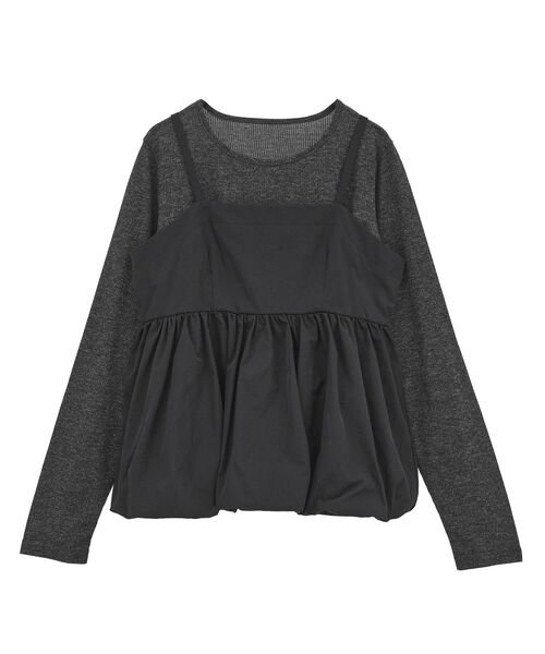 CRAFT STANDARD BOUTIQUE(クラフトスタンダードブティック)の「2点セット/ロンT+ビスチェ(Tシャツ/カットソー・レディース・A/B/C・FREE)」の6枚目の写真